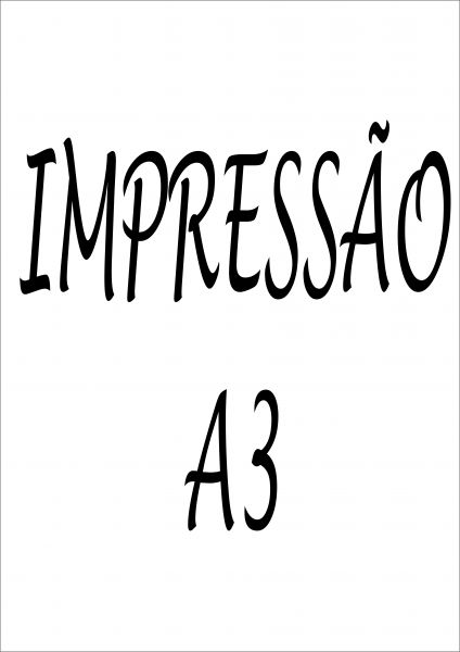 Impressão A3